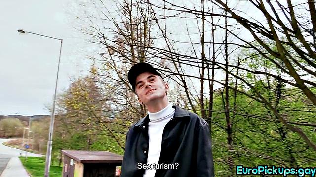 Fooling a straight euro stud analpounded