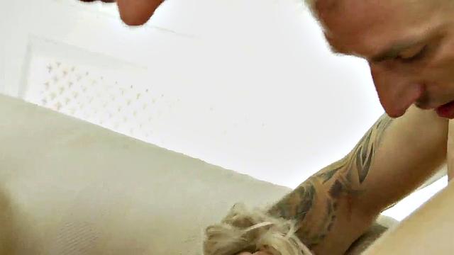 Hard 3some with Angel Long