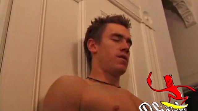 Straight boys Aiden Cross and Garrett Hansen get together for a cock sucking video. Aiden asks if we like watching guys sucking each other off. They take turns sucking while seated in a desk chair, then the table and finally the sofa.