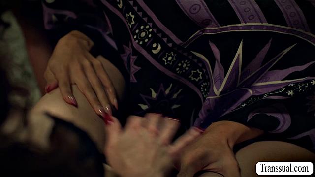 Summoning two TS goddesses for a threesome