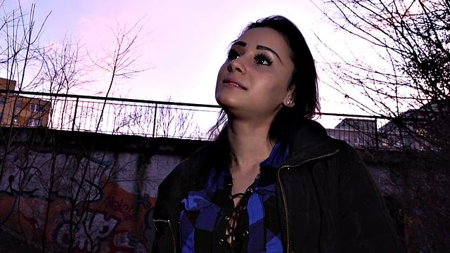 POV babe rides cock 4 money after casting