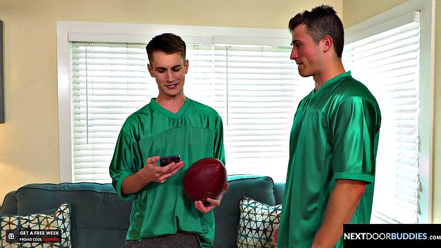 Twink Athlete Dicked Down By Captain - NextDoorStudios