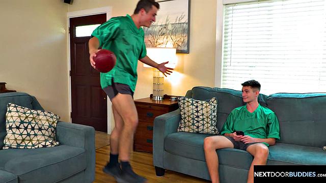 Twink Athlete Dicked Down By Captain - NextDoorStudios