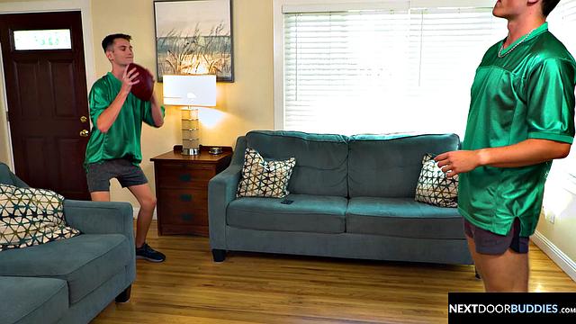 Twink Athlete Dicked Down By Captain - NextDoorStudios