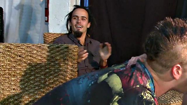 Partying amateurs with strippers