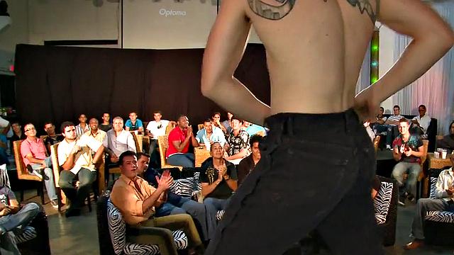 Partying amateurs with strippers