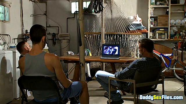Colin Steele, Bryan Slater, David Chase & Matthew Ford in Basement Cock Club Buddies