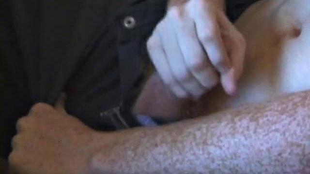 Tristan watches a porn video, while playing with himself, and we enjoy some nice close-ups of his cock and balls