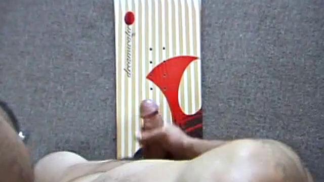 Snowboarder Jock Jerks Off