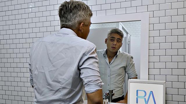 Yuli Gets Fucked By An Invisible Man On Train