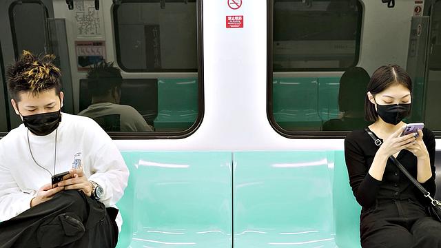 Yuli Gets Fucked By An Invisible Man On Train