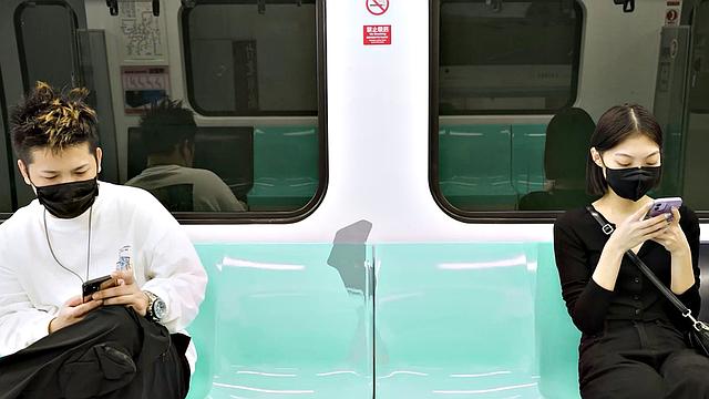 Yuli Gets Fucked By An Invisible Man On Train