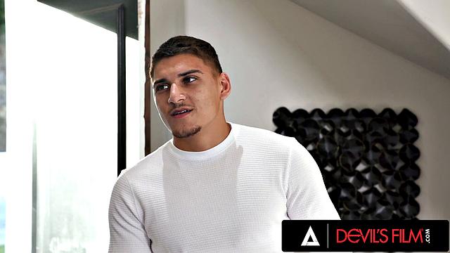 DEVILS FILM - Perfect Busty House Saleswoman Skylar Snow Squirts All Over The House