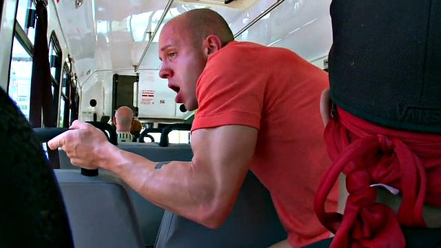 Nubian picked up thug fucks white gay in bus