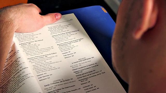 The teacher is busty