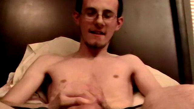 Jason and Steve stroke together and show off their hard cocks