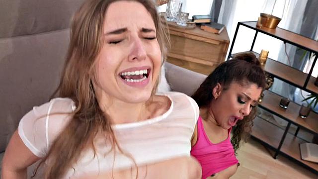 Roommate joins two sexy 21yo sluts for a wild threesome in the hostel