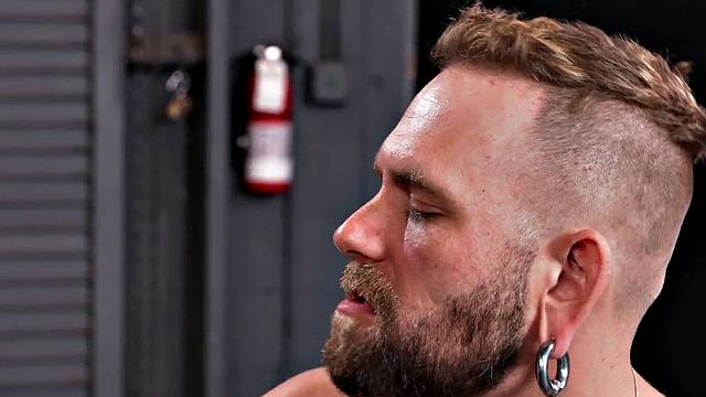 Fisted jock gets assfisted and rimmed by mechanic