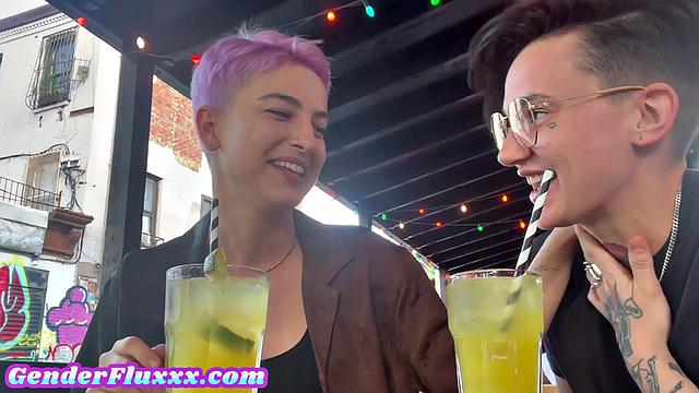 Real trans amateur fucks GF