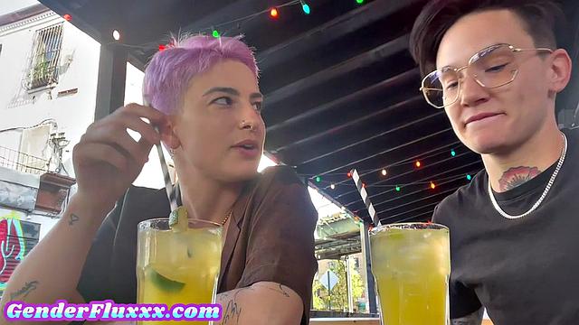 Real trans amateur fucks GF