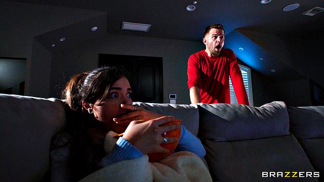 Movie Night Steals Cock