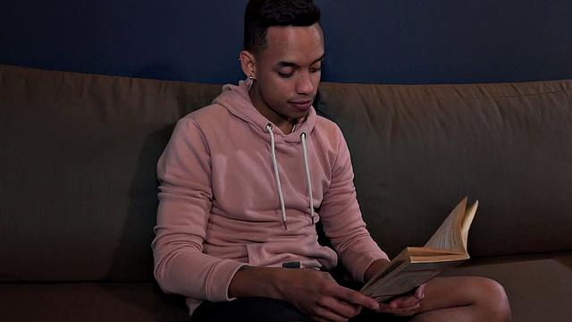 After making out on the sofa, both dad and son get naked. Then Giorgio goes down on the mature man and is rewarded with a good ass licking. Austin replaces his moist tongue with a dildo, before sliding in from behind.