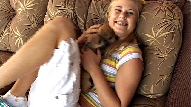 Little Summer with Perfect Ass and Fingering on Sofa