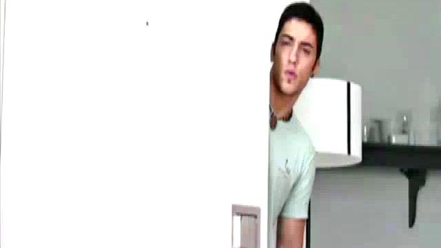 We find muscular and tattooed Cesar Santos showering for his slim, horny friend Carlos Vega. Cesar's bulging biceps, plump ass and 10 inch cock are a huge attention getter.