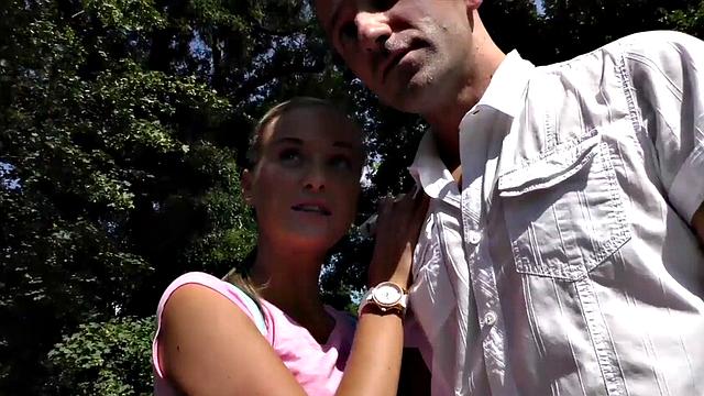 HUNT4K. Petite amateur sells her pussy and butthole for a good price