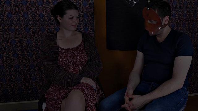 Mouth fucked BDSM beauty gags on cock