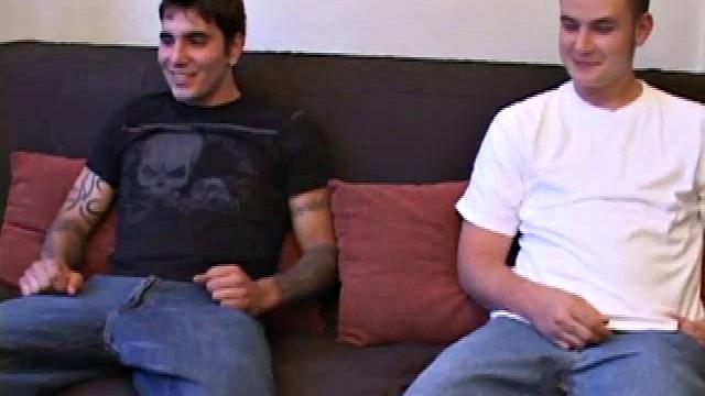 Rick Water meets Rock Lee and brings him home to watch some porn. Rock pulls off jeans and Rick goes down on him. After getting some great head, Rock sucks on Rick's cock and soon Rock is fucking Rick's ass.