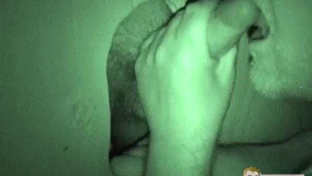 Auntie Bob gets a mouthful at the glory hole-never say no to a surprise public treat