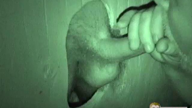 Auntie Bob gets a mouthful at the glory hole-never say no to a surprise public treat