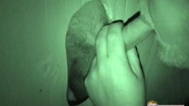 Auntie Bob gets a mouthful at the glory hole-never say no to a surprise public treat