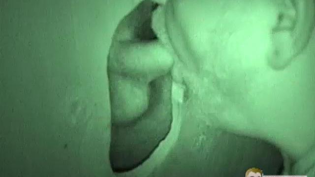 Auntie Bob gets a mouthful at the glory hole-never say no to a surprise public treat