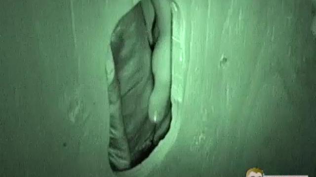 Auntie Bob gets a mouthful at the glory hole-never say no to a surprise public treat