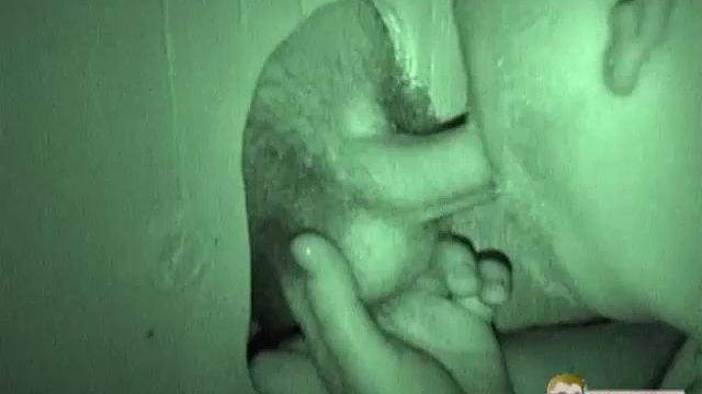 Auntie Bob gets a mouthful at the glory hole-never say no to a surprise public treat