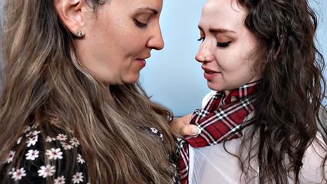 Amateur college uniform slut throat and pussyfucked in POV