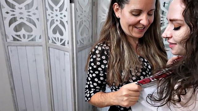 Amateur college uniform slut throat and pussyfucked in POV