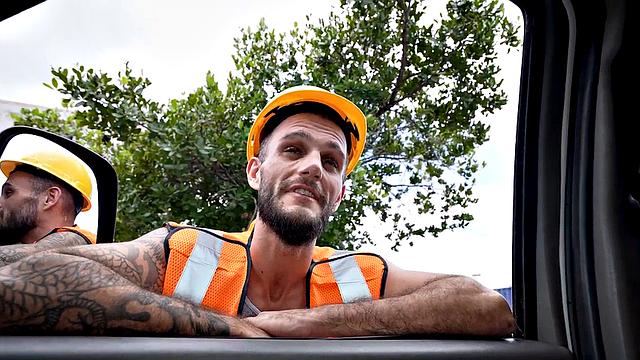 Picked up amateur fucks gaydaddy in public van outdoors