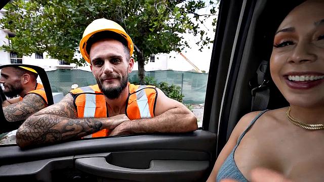 Picked up amateur fucks gaydaddy in public van outdoors