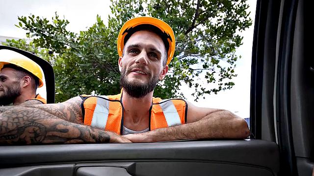 Picked up amateur fucks gaydaddy in public van outdoors