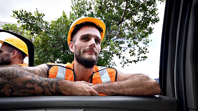 Picked up amateur fucks gaydaddy in public van outdoors