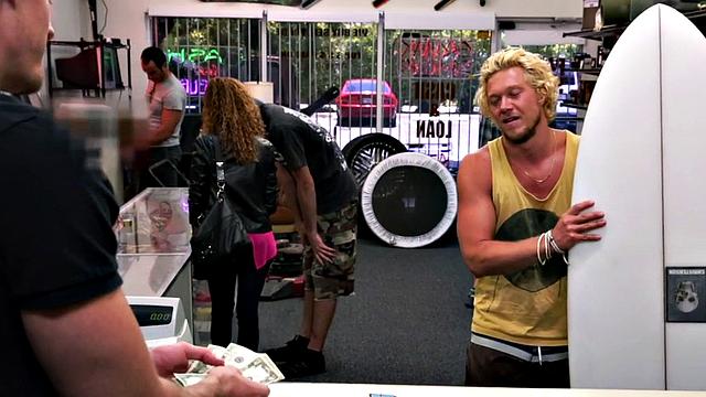 Amateur gaypawn assfucked in 3some after BJ