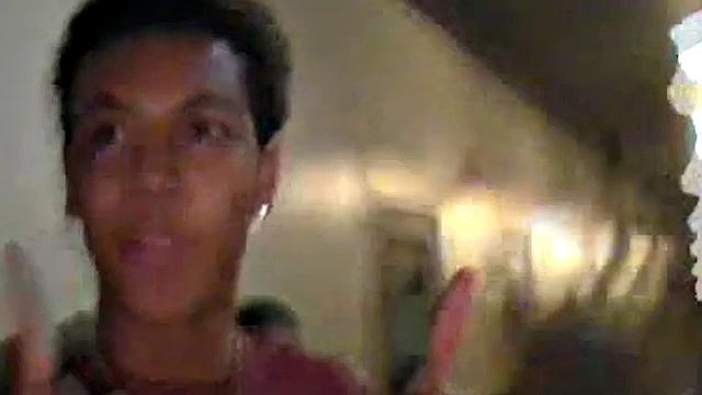 Doggystyled college teen bends deep