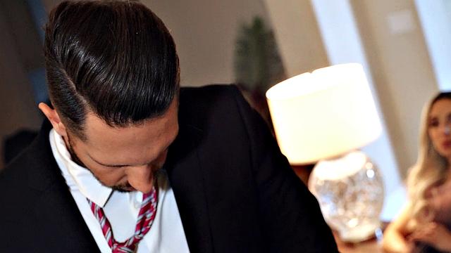 Watch this blonde babe in tattoos ride a hard cock in cowgirl reverse cowgirl position