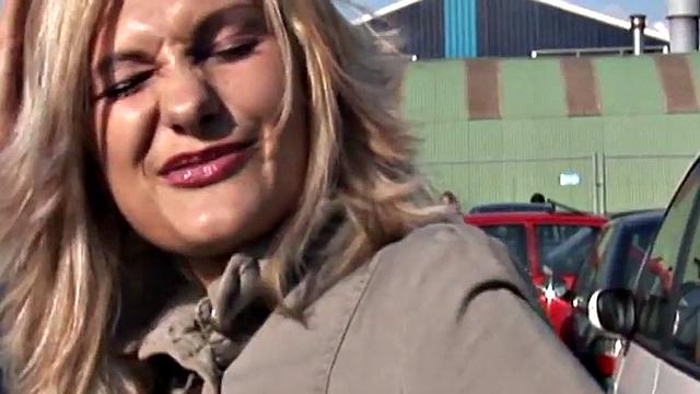 Sexy wild public lady fucked in POV by big dick