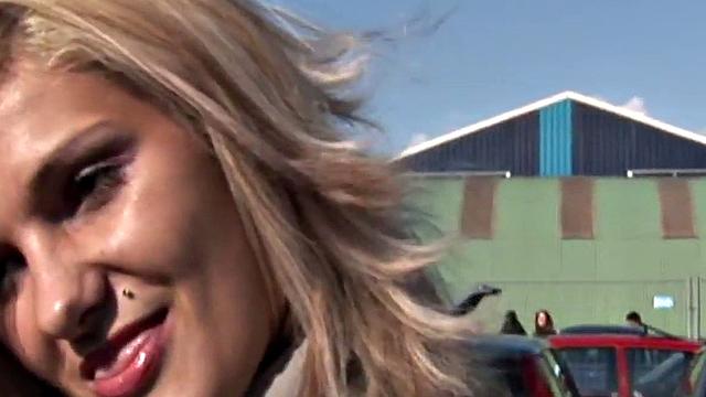 Sexy wild public lady fucked in POV by big dick