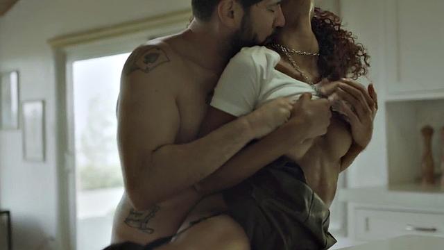 Stepdad bangs petite ebony stepdaughter in wet pussy