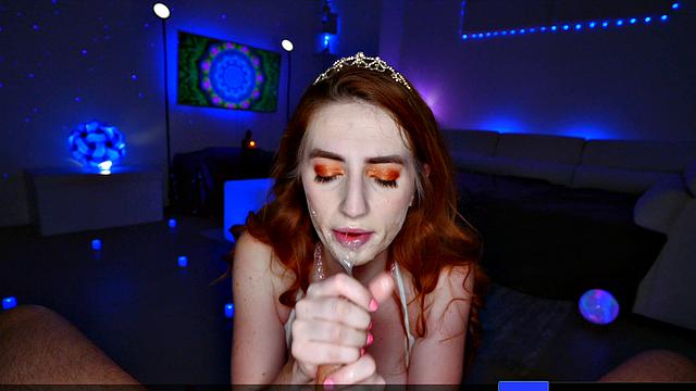 Redhead Princess Fuckes and Filled